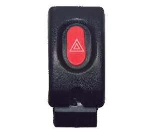 90201 - TECLA BALIZA CHEVROLET CORSA S/TESTIGO - NEGRA